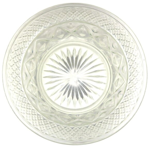 Imperial Glass Cape Cod Clear Rimmed Cereal Bowl, Vintage Pressed Glass - Picture 3 of 4